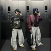 Estación Independiente 2026wish Pantalones Casuales de Cordón para Hombre Estilo Americano Simples, Únicos, Cómodos, Color Sólido, Rectos
