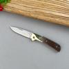Cabo de Linho com Cabeça de Cobre Cabo de Aço Damasco Faca para Carne Faca Afiada para Cortar Carne Descascador de Frutas Faca Dobrável Faca para Frutas