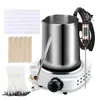 Kit para Hacer Velas con Placa Caliente, Olla para Derretir Cera de Soya, Dispositivo para Hacer Velas de Cera, Olla para Derretir y Verter Cera de Velas
