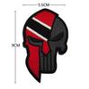 Parche Bordado Velcro de Brazo de Calavera Casco Molon Labe con Copyright para Exteriores Suministro Transfronterizo