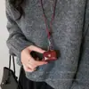 Otoño e Invierno Nuevo Clip para Gafas con Estampado de Leopardo Cadena Larga para Cuello Nicho Elegante con Estilo Accesorios de Cadena para Suéter de Gama Alta