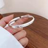 Pulsera de Plata de Ley Ojo de Gato Brillante para Mujer, Pulsera de Plata Pura 9999, Pulsera de Moda, Regalo de San Valentín o Cumpleaños para Novia