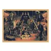 Pôster de Filme Star Wars Bar Restaurante Retro Papel Kraft Pintura Decorativa Pintura de Parede 486