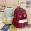 Mochila Nueva Estilo Japonés Estilo Ins Ligera y Elegante de Gran Capacidad para Niñas, Adecuada para Estudiantes de Secundaria