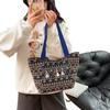 Bolso de Mujer de Nicho Estilo Étnico Bolso de Mujer Borla Primavera Nuevo Bolso de Hombro Bolso Tote 2025 Moda Gran Capacidad Color en Contraste