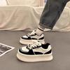 Zapatos Blancos de Plataforma con Suela Gruesa para Mujer, Tenis Versátiles de Nicho 2025 Nuevos Populares de Primavera y Otoño, Zapatos Deportivos Casuales que Aumentan la Altura