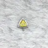 Brinco de prego de titânio F136 com zircônia em formato de orelha de gato G23 titânio rosca interna brinco de zircônia prego de lábio prego de língua joias perfurantes