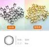Base Hueca Engrosada Color Blanco K Accesorios de Pedrería Cosidos a Mano con Agujeros para Coser Ropa, Zapatos, Sombreros y Joyería, Base de Pedrería K9 Hecha a Mano