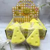 Nuevo juguete antiestrés con forma de queso para desahogarse y apretar, juguete squishy de dibujos animados, regalo para niños y estudiantes, premio pequeño