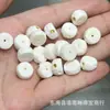 Porcelana de Alta Calidad Raíz de Astas Oso Trasero Corazón de Durazno Pintado en Oro M&M Accesorios para Manualidades Pulsera Tejida a Mano Collar Adornos Budistas