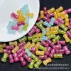Cor Turmalina Tipo Gelo 6x9mm Seção Pequena de Bambu Contas Soltas DIY Joias de Jade Pulseira Colar Miçangas Espaçadoras Acessórios