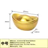 Caixa de Lata para Doces de Casamento Lingote de Ouro Caixa de Embalagem 4 Peças Caixa de Lata para Bolo da Lua de Meio Outono Lata de Lingote de Ouro para Chocolate