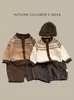 Cárdigan de punto otoñal estilo nórdico para niños pequeños, con patrón Fair Isle, una prenda exterior de moda para bebés niños.