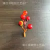 Galho de Azevinho com Frutas Vermelhas Artificiais para Decoração de Casa DIY Frutas Vermelhas de Espuma 7 Cabeças 12 Cabeças