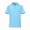 Polo de empresa con impresión personalizada solapa ropa de trabajo algodón puro impresión de logotipo personalizado manga corta ropa de grupo bordado