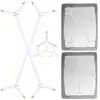 Fixador Ajustável para Lençol e Colcha, Clipe Fixador para Toalha de Mesa e Capa de Sofá, Clipe Metálico para Fixação de Lona de Barraca