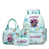 KPOP Demon Hunter Girl Group Mochila Bolsa de Almuerzo Estuche Set Estudiante Anime Moda Mochila Escolar Caja de Lápices Bolsa de Almuerzo