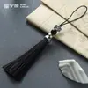 Colgantes de borla transfronterizos, marcapáginas vintage, colgantes de abanico Hanfu, cajas de regalo, memorias USB, etiquetas acrílicas, accesorios y colgantes al por mayor
