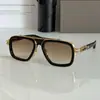 Dts403 Moda Europea y Americana Transfronteriza Superior Lujo Accesible Metal Dt Home Cuadrado Festivo Gafas de Sol de Moda para Hombres y Mujeres Fiesta