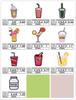 En stock bordados bebidas papas fritas palomitas de maíz tela pegatinas caricatura creativa parche versátil parche se puede configurar