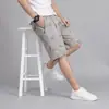 Shorts Casuales de Trabajo Finos para Hombre de Verano, Shorts de Playa de Algodón Puro, Pantalones de Cinco Puntos, Color Sólido, Corte Holgado, Casual, Modernos, Versátiles