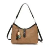 Bolso cruzado elegante y versátil para el trabajo, Bolso de hombro casual con diseño tejido, Bolso de axila moderno y fresco