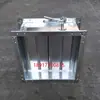 Damper manual de conducto personalizado válvula de retención galvanizada válvula de acero inoxidable chapa metálica de escape de chimenea control de volumen eléctrico redondo