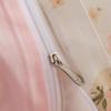 Nuevo estilo de algodón lavado de ala ancha estampado de cuatro piezas Juego de ropa de cama para el hogar de alta densidad y alto recuento Cuatro estaciones Universal Exquisito Agradable para la piel