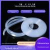Fornecimento direto de fábrica tubo de silicone de fileira dupla resistente a altas temperaturas ácido e alcalino instrumento de massagem mangueira de silicone tubo de silicone transparente de fileira dupla