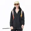 Chaqueta de Piel con Capucha Refrescante UPF50+ Ultraligera con Visera Desmontable, Ropa Elegante de Protección Solar para Mujer, Seda de Hielo, Unisex