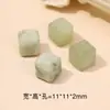 Acessórios de Contas Espaçadoras Cubo de Açúcar de Cristal Natural Feitos à Mão Pulseira DIY Colar Pingente Água-marinha Quadrado Pequenos Acessórios Atacado