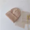 Ins Gorro de punto fluorescente coreano para niños, gorro de caramelo para bebé, versátil, moderno, con borde enrollado, tipo jersey, de lana