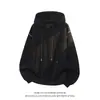 Moletom com Capuz Casual Irregular de Algodão Pesado 380g Outono 2026 Tamanho Plus Size Solto