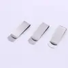Billetera de Moda al por Mayor de Acero Inoxidable Clip para Billetera Ultradelgado Clip para Billetera de Efectivo y Tarjeta de Crédito 304 Se Puede Imprimir con Logo