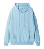 Sudadera con capucha tipo pullover de talla europea 260g, holgada, con hombros caídos, top de manga larga extragrande para otoño e invierno, unisex, color liso