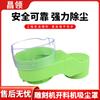 Cubierta antipolvo para máquina cortadora de madera, cubierta antipolvo de husillo integrado de plástico verde, cubierta antipolvo con tira de goma de sellado para máquina de grabado
