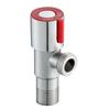 Válvula triangular de acero inoxidable 304, válvula de ángulo, válvula de cierre de agua fría y caliente, interruptor de entrada de agua para calentador de agua de inodoro