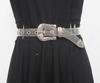 Cinturón ancho de metal para hombre y mujer, cinturón látigo de autodefensa retro, decoración de cinturón de pantalones multifuncional con accesorios para cinturón de pantalones y faldas, verano