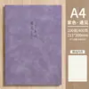 Lote Mixto 2Cubierta de CueroCuaderno Grueso A4, Cuaderno Muy Grueso, Agenda de Imitación Cuero, Cuaderno Grueso para Reuniones, B5 Estilo Sencillo