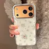 Diseño de Flor de Primavera Epoxi Adecuado para Funda de Teléfono Apple 17 Pro Max, iPhone 18 Alto Valor Estético, 15 Galvanizado, 14 Huawei