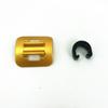 Clip para Cable Tipo C para Bicicleta, Hebilla para Tubo de Cable, Enrutamiento de Cable de Freno de Disco Hidráulico, Fijación de Tubo de Aceite, Hebilla C de Aleación de Aluminio