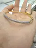 Pulsera lujosa, totalmente incrustada de circonitas, deslumbrante y de alta gama, con un diseño único, versátil y elegante, una pulsera chic y personalizada