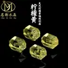 Marca Famosa Cristal Amarillo Natural Citrino Barril de Doble Punta Cuentas Accesorios para Joyería DIY Cuentas de Barril de Citrino Amarillo Venta al por Mayor