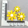 Accesorios de Flor de Girasol Accesorios para el Cabello de Resina DIY Moda Pequeña Margarita Pinza para Zueco Materiales de Decoración DIY
