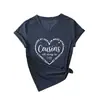 Lado a Lado o a Kilómetros Sitio Independiente Europeo y Americano de Ebay Camiseta Femenina Cómoda y Elegante de Cuello V y Manga Corta