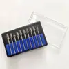 Transfronterizo 10 Piezas Aleación Cabezal de Rectificado Talla en Madera Lima de Rectificado Talla de Raíz Cuchillo de Tallado 3-6 Mm Lima Rotatoria Cabezal de Rectificado de Doble Grano
