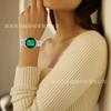 Adecuado para Samsung Watch7/6 Reloj Inteligente con Correa de Reloj Metálica Grande en Forma de X con Diamantes Mariposa 20mm