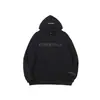 Moletom com Capuz de Veludo Estampado com Letras Estéreo Essentials Névoa Jaqueta Street Hip-Hop Juvenil Masculina e Feminina