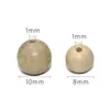 Contas de Madeira de Cânfora Naturais 8/10mm Contas Redondas de Madeira de Cânfora Repelente de Insetos Pulseira Material para DIY Acessórios Atacado