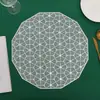 Doze Jogo Americano Céu Estrelado Pvc Bronzeamento Vazado Porta-Copo Toalha de Mesa Novo Ponto Mesa de Jantar Luva de Forno Tapete de Cozinha Produtos Domésticos